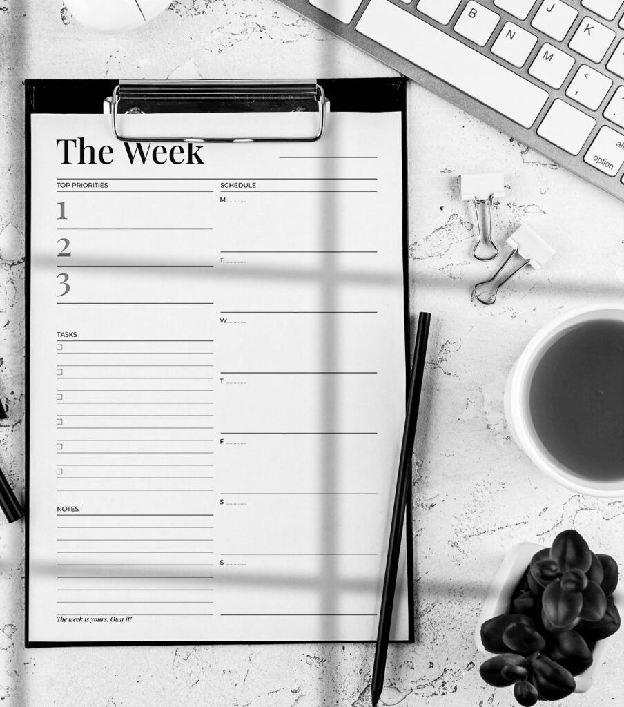 weekly planner