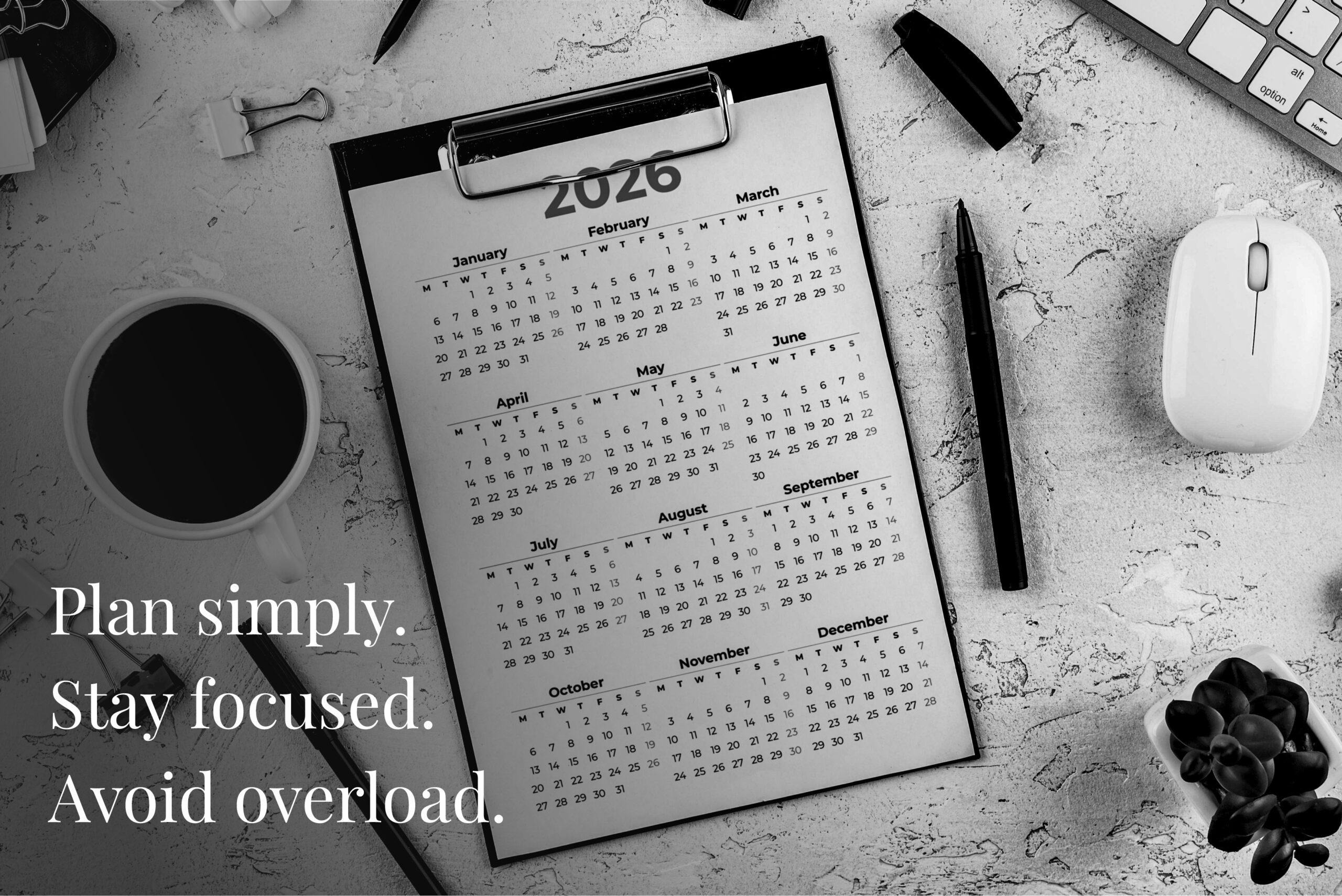 How to Use a 2026 Printable Calendar with a Weekly Planners