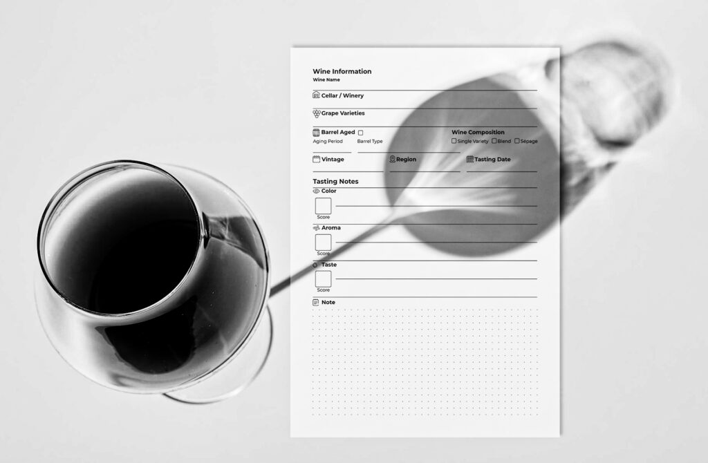 Wine Notes Template