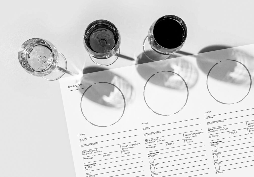 wine tasting at home