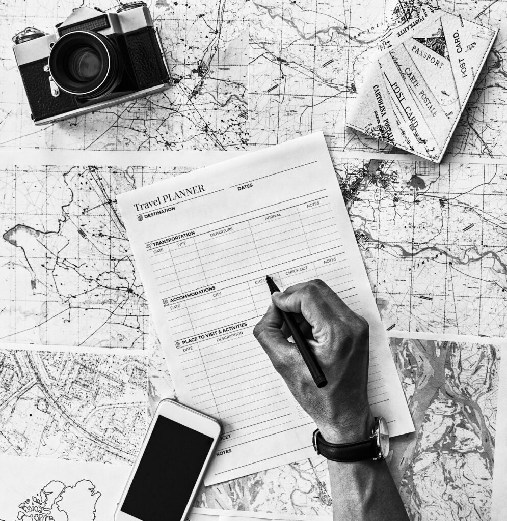 travel planner template