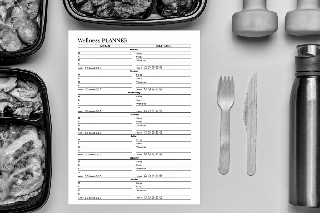 Wellness Planner template